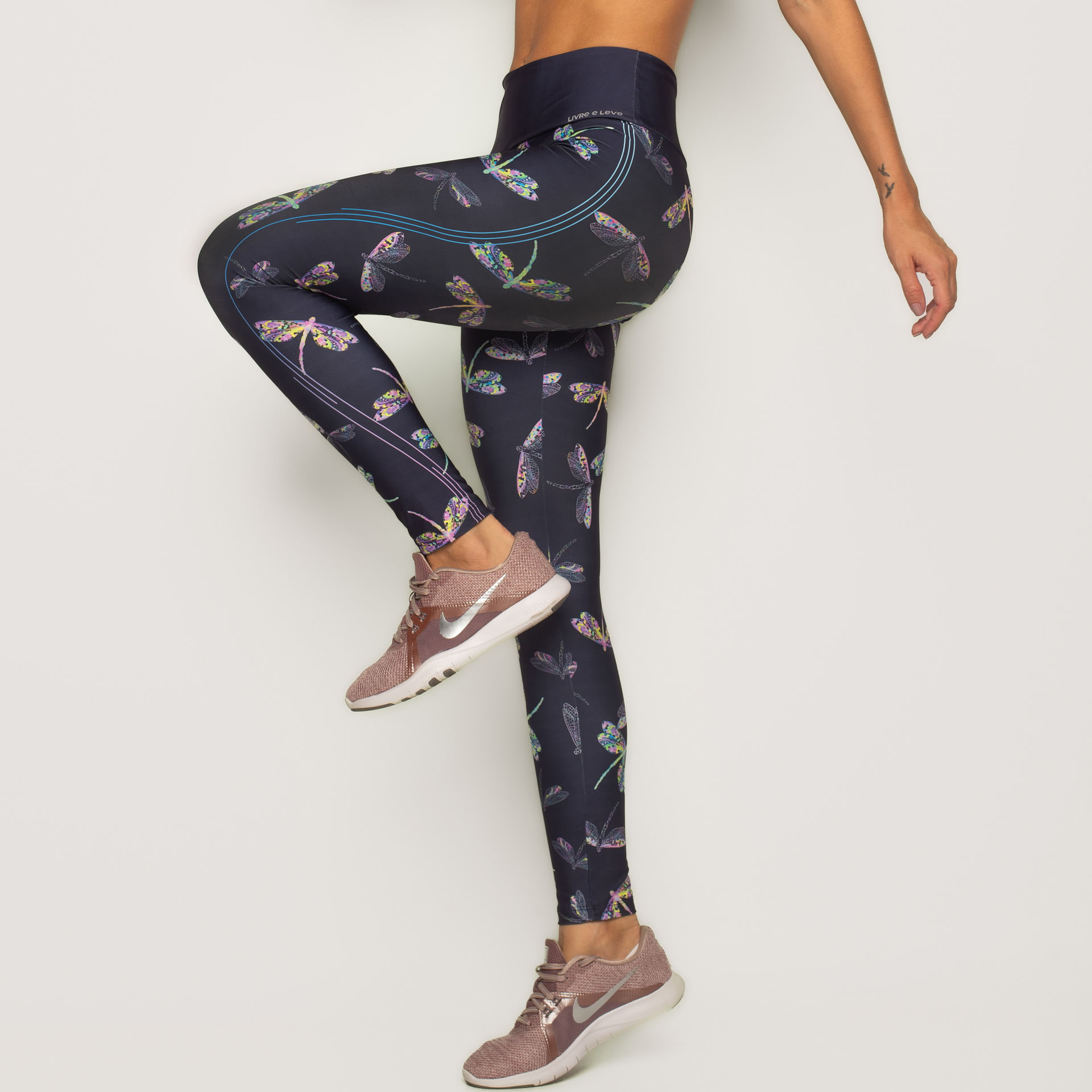 Legging Estampada Sereia Colorida - Livre e Leve