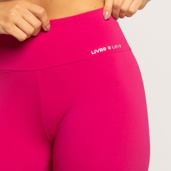 Legging Poliamida Básica Rosa Candy - Avvi